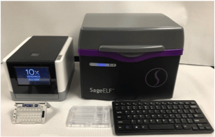 10X Genomics Chromium Controller and SageElf instrument at G…